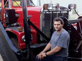 Yvan Dubé of Excavation Anjou in 2000.