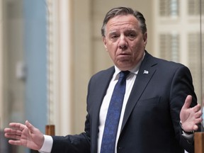 "I am not convinced that many entrepreneurs are ready to lose $1 million to enter politics," Quebec Premier Francois Legault says.