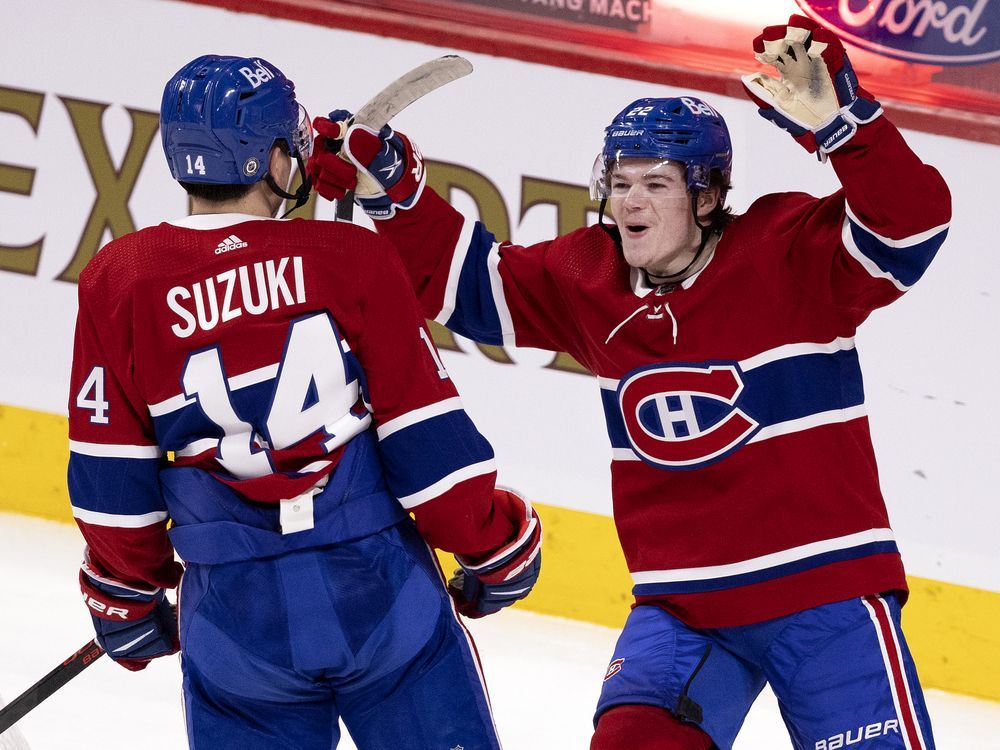 Liveblog: Caufield Returns, Norlinder Debuts For Habs Vs. Pens ...