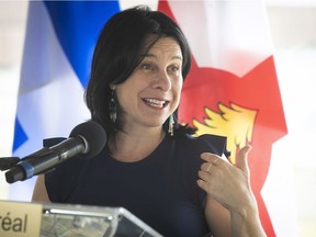 "Nothing is more coherent with our work and the work of our partners than to relaunch Montreal in a green and inclusive way," Mayor Valérie Plante tweeted on Friday.