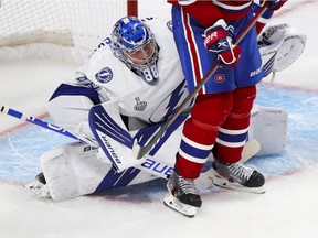 Tampa Bay Lightning goalie Andrei Vasilevskiy has a 15-6 record in the playoffs with a 1.94 goals-against average and a .938 save percentage heading into Game 4 of Stanley Cup Final against the Canadiens.