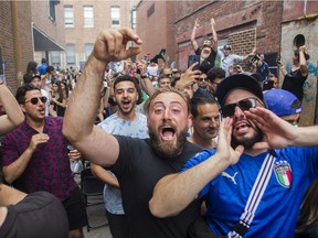 A passion for sports has helped Montrealers lower their inhibitions, Allison Hanes suggests — whether it's Habs fans gathering to cheer on the Canadiens during their playoff run or soccer enthusiasts in Little Italy celebrating their team's win at the Euro Cup.