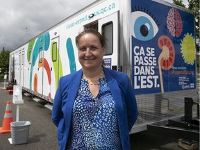 “It’s a lot of energy to reach a smaller number of people, but it’s worth it,” Caroline St-Denis, director of vaccination for Montreal's east-end health authority, says of the mobile clinics.