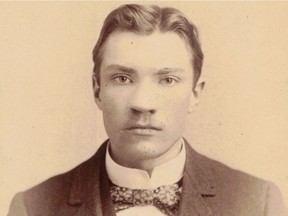 Guy Tombs at 21, when he was working for United Counties Railway in St-Hyacinthe.