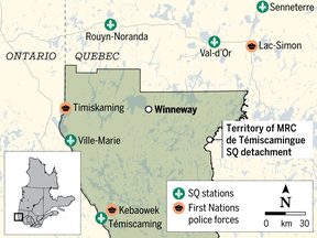 The Long Point First Nation community says it takes hours for police officers to arrive from the nearest SQ station.