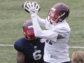 "I feel like I need to be utilized for my strengths instead of my weaknesses. I feel like coach (Khari) Jones is very aware of that," says Montreal Alouettes wide receiver Rashaun Simonise.