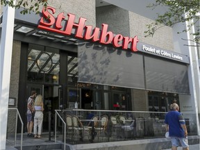 A St-Hubert restaurant in Montreal.