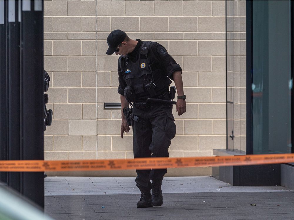 four-people-held-for-questioning-after-man-shot-outside-bell-centre