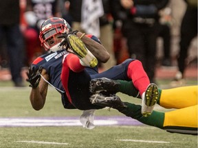 Alouettes receiver Quan Bray caught 58 passes for 818 yards, while scoring six touchdowns, in 16 games in 2019. He also returned punts and kickoffs.