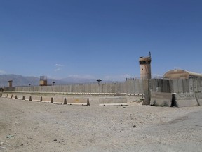 A general view shows Bagram Air Base, after all U.S. and NATO troops left, about 70 km north of Kabul on Friday, July 2, 2021.