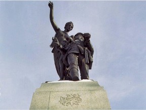 Here is a riddle from Sarah Lolley’s Westmount adventure walk: "Sinister" is a word with two meanings / It can signify harmful gleanings / Or the opposite of right / (Is that a hint? Yes, quite!) / On what foot is this angel leaning?