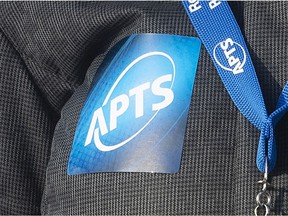 The APTS union logo