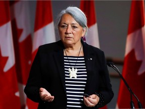 Mary Simon attends a news conference in Gatineau where she is announced as the next Governor General of Canada, on July 6, 2021.