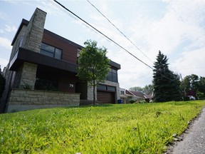 Quebec Superior Court has ordered the demolition of a sumptuous Gatineau, home, shown on Thursday, July 22, 2021, that was built too close to the road, with the city required to foot the bill.