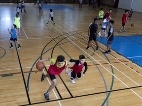 Extra-curricular activities are a privilege, not a right, notes Fariha Naqvi-Mohamed. Above: Marcus Neil, left and Milan Stecker at the Trevor Williams basketball camp at Royal Vale School.