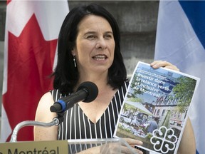 "The rise in violent incidents that we're seeing in Montreal and elsewhere in Canada transcends the borders of our jurisdictions," Mayor Valérie said during a news conference urging Ottawa to crack down on firearms.