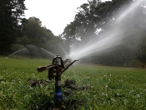 Watering lawns with tap water is temporarily banned in Quebec City, Mayor Régis Labeaume has announced.
