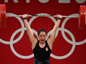 Maude Charron, who trains in Montreal, "lifted an astonishing amount to win gold in weightlifting," writes Saleema Nawaz.