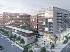 An image of a proposed replacement project for 1-243 Frontenac Ave. in Pointe-Claire.