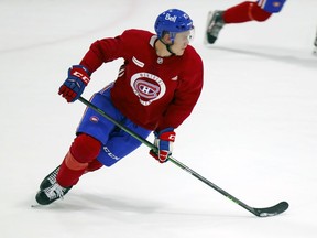 Kaiden Guhle, the Canadiens’ first-round pick (16th overall) at the 2020 NHL Draft, scored an empty-net goal with 14 seconds left on the clock to put away the Quebec university all-stars on Tuesday.