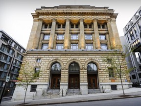 The municipal court buiding on Gosford St. in Montreal Wednesday May 10, 2017.