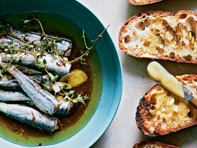 Don't leave your sardines in marinade for too long, or they will turn mushy.