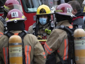 Montreal firefighters.