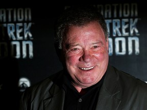 William Shatner arrives at the Destination Star Trek London event on Oct. 19, 2012.