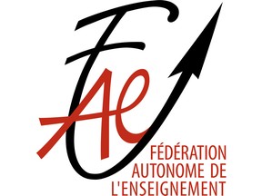 Fédération autonome de l'enseignement logo.