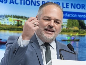 Quebec Natural Resources Minister Jonatan Julien.