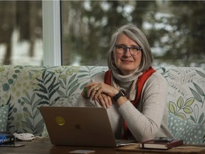 Writer Louise Penny in her Eastern Townships home.