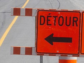 Detour sign