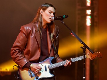 The Charlotte Cardin show at Osheaga at Parc Jean-Drapeau in Montreal on Friday, Oct. 1, 2021.