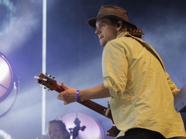 Conner Molander of the band Half Moon Run performs at the Osheaga Get Together festival on Sunday, Oct. 3, 2021.