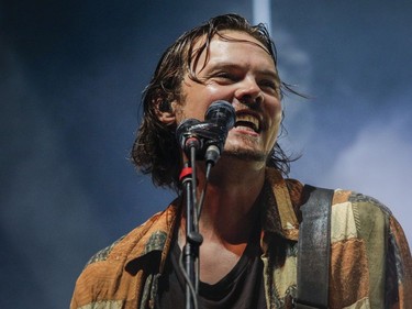 Devon Portielje, part of the band Half Moon Run performs at the Osheaga Get Together festival on Sunday, Oct. 3, 2021.