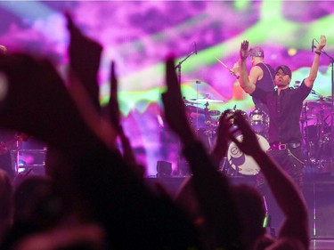 Enrique Iglesias performs at the Bell Centre in Montreal on Saturday, Oct. 9, 2021.