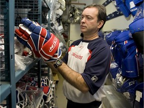 Equipment manager Pierre Gervais has a Stanley Cup ring from the Canadiens' last championship in 1993. He also worked as an equipment manager for Team Canada at four Olympic Games.