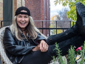 Filmmaker Bobbi Jo is seen at home in Montreal on Monday, Oct. 18, 2021.