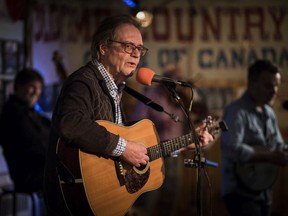 Craig Morrison performs at Hillbilly Night at the Wheel Club in Notre-Dame-de-Grâce on Monday, Oct. 25.