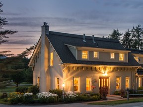 The pretty-as-a-Vermont-picture Black Lantern Inn operates in a brick farmhouse dating from 1835.