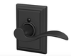 Accent Lever with Addison Trim, matte black, $60, Schlage.ca