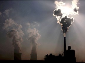 A coal-burning power plant can be seen in the city of Baotou, in China's Inner Mongolia Autonomous Region, Oct. 31, 2010.