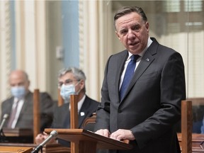 On Wednesday, Premier François Legault noted that considerable public money goes into English institutions "and we will continue to do that."