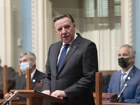 Premier François Legault used the term “historic anglophone” in his Oct. 19 inaugural address to the legislature.