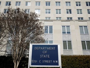 The State Department Building is pictured in Washington, U.S..