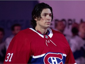 Canadiens goaltender Carey Price.