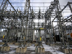 A Hydro-Québec substation.