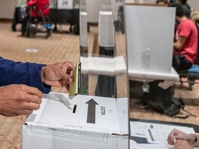 Élections Montréal says 54 people were given city councillor ballots for the François-Perreault district instead of those for the St-Michel district in three voting locations, including Maison des Sourds, École St-Noël and Collège Reine-Marie.