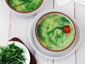 Caldo verde from Portuguese Home Cooking by Ana Patuleia Ortins.