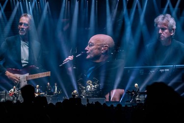 Genesis in concert at the Bell Centre in Montreal on Monday. Nov. 22, 2021.